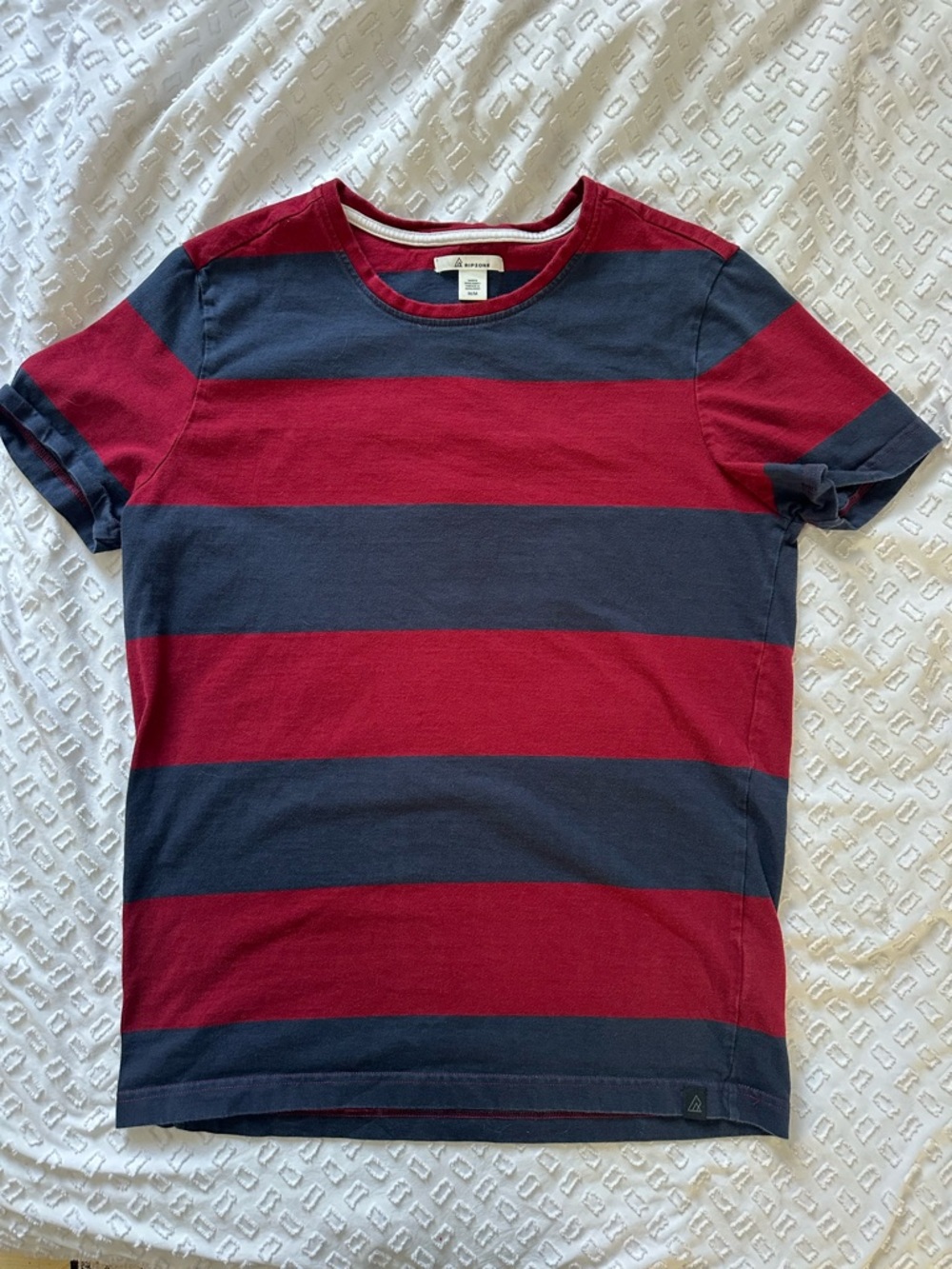 Ripzone Men's Striped Crew Tee, size medium